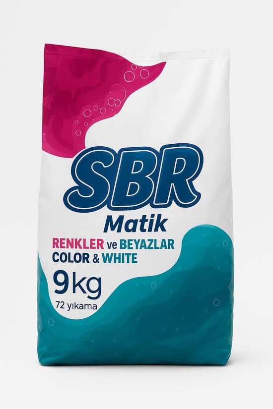 SBR Matik 9 Kg Renkliler ve Beyazlar Toz Deterjan