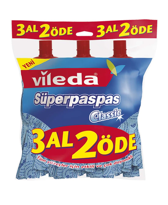 Vileda Süper Paspas Yedek Bezi 3 + 1'li