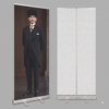 Atatürk Poster Baskılı Roll Up Banner 85x200cm No:6