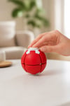 Çevirmeli Stres Topu / Stres Oyuncağı / Spinner Ball Kırmızı - Beyaz
