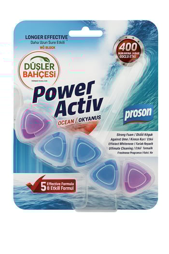 Düşler Bahçesi  Wc Blok Power Active 50 Gr (Okyanus)