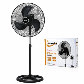 Armia (18" İnç ) Sanayi Vantilatör ( 3 Metal Kanat: Çap:56cm & Y: 140cm & 3 Kademe Hız ) ( 80w )