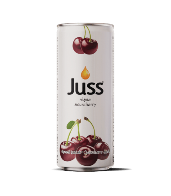Juss Teneke Vişne 250 Ml Meyve Suyu 24 Adet