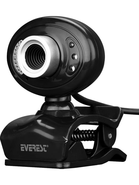 Everest Pixels 0.3 Mega , 640x480 Usb Mikrofonlu Görüş Ledli Pc Kamera Web Kamerası Sc-826