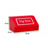 Tipbox - Bahşiş Kutusu Kırmızı - 20x13xh12cm