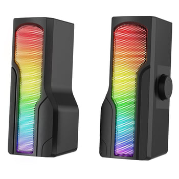 Arty X13 2.0 Bluetooth'lu Rms 3w*2 Rgb Işıklı Multimedia Usb 5v 45db Gaming Oyuncu Speaker