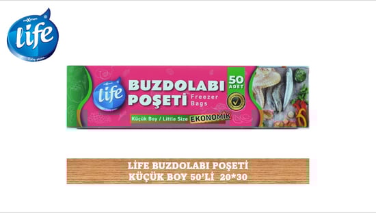 Life Küçük Boy Buzdolabı Poşeti 50'li