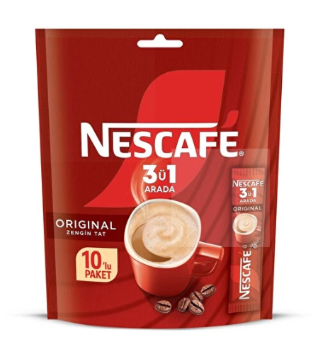 Nescafe 3'ü 1 Arada 17,5 Gr 10'lu Paket Original