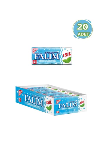 Falım Işıl Nane Aromalı Sakız 8 Gr - 20 Adet