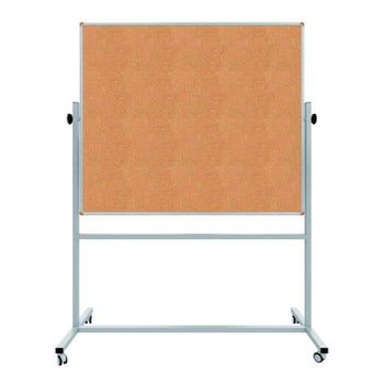 Çift Taraflı Mobil Mantar Pano 120x200cm