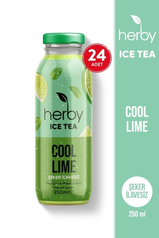 İce Tea Cool Lime Soğuk Çay Şeker İlavesiz 250 Ml X 12
