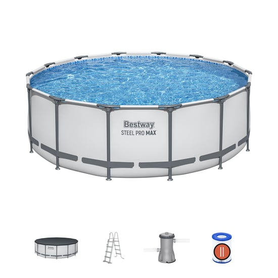 Bestway Prefabrik Havuz Steel Pro Max Prefabrik Yer Üstü Çember Havuz Seti 4,27 M X 1,22 M 5612x
