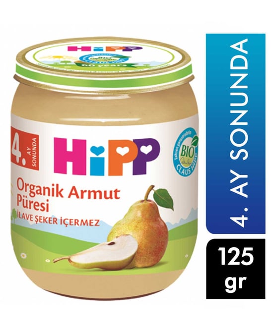 Hipp Organik Armut Püresi 125 G 4. Ay Sonunda