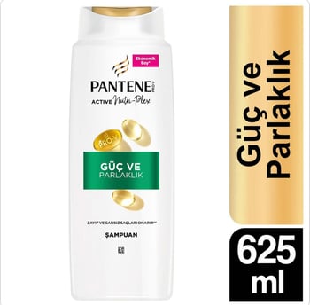 Pantene Şampuan Güç ve Parlaklık 625 Ml