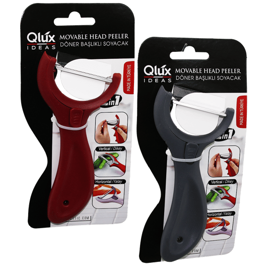 Qlux L-00623 ( 2in1 ) Döner Başlıklı Soyacak ( Dikey & Yatay Kullanım )