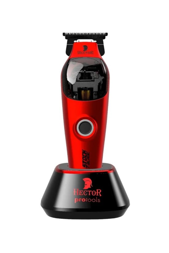 Hector Super Stock T Blade 11000 Devir Profosyonel Çizim Tıraş Makinesi Kırmızı