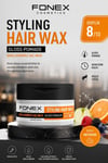Fonex Styling Hair Wax Gloss Pomade Meyveli Koku Turuncu 150 Ml