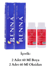 Renna Tüp Boya 60 Ml 8-43 Bakır 2li Set Oksidan Hediyeli