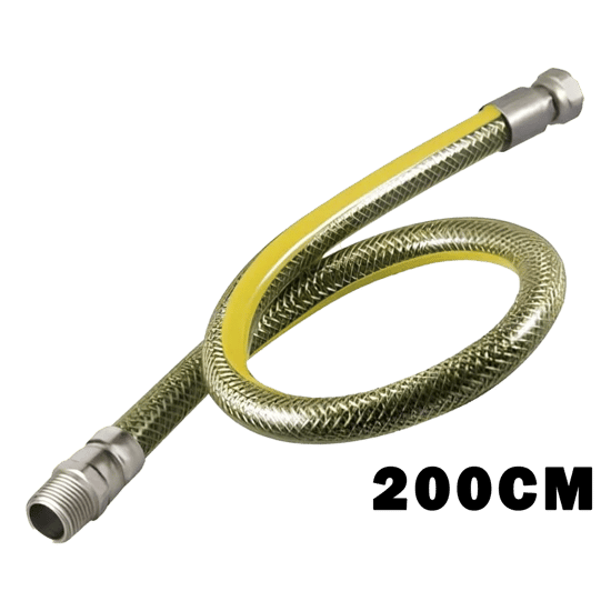 Turconn ( 200cm ) ( Doğalgaz Hortumu ) Flex Çelik Örgülü