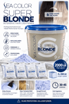 Sea Color Super Blonde Lightener 9 Ton Toz Açıcı 2000 Gr