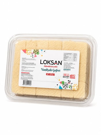 Loksan Tadıçok Vanilyalı Gofret 450g