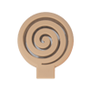 Proco Beauty Makaron Saç Fırçası Kaynak Saçlara Özel Seri - Kahve Aşkı - Espresso, Latte Köpüğü, Mocha