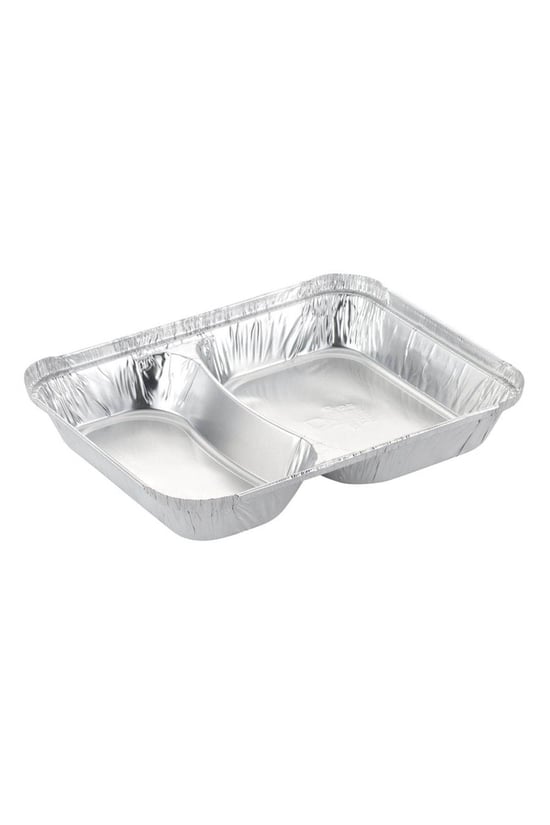 Alüminyum Kap 2 Gözlü Tabldot 100 Adet