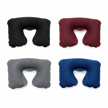 İ20-028 ( Boyuna Geçmeli ) Seyahat Boyun Şişme Yastık Renkli ( 38-25cm )
