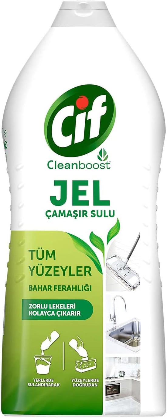 Cif Jel Tüm Yüzeyler Jel Bahar Ferahlığı 1500 Ml
