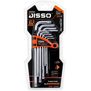Bısso Bad-00202 ( 9pcs ) Uzun Yıldız Torx Alyan