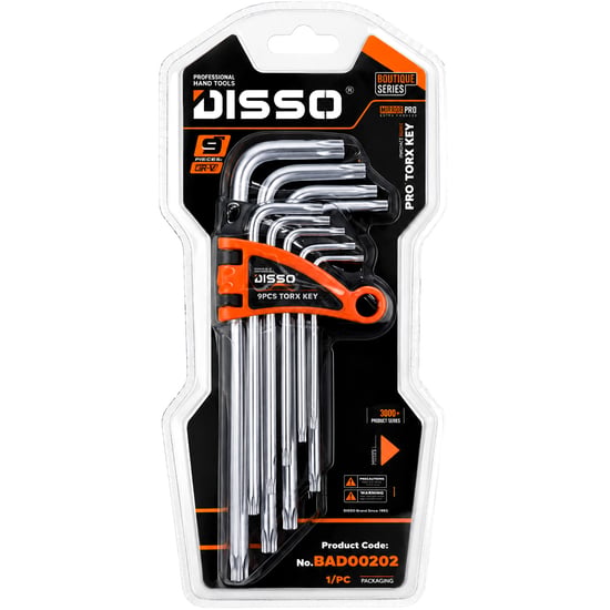 Bısso Bad-00202 ( 9pcs ) Uzun Yıldız Torx Alyan