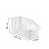 Urve Ur-3563 ( 25x13x8cm ) ( Beyaz ) ( Orta ) ( Düzenleyici ) Plastik Çok Amaçlı Organizer