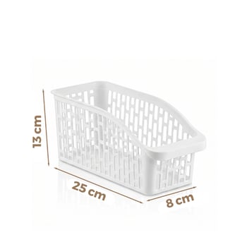 Urve Ur-3563 ( 25x13x8cm ) ( Beyaz ) ( Orta ) ( Düzenleyici ) Plastik Çok Amaçlı Organizer