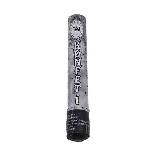 Tkm Hanex Konfeti ( Metalik Renkler & Gümüş ) ( 30cm )