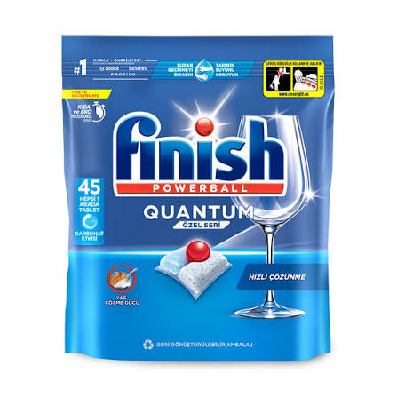 Finish Quantum Hepsi Bir Arada 45 Yıkama Bulaşık Makinesi Tableti 8682539005767