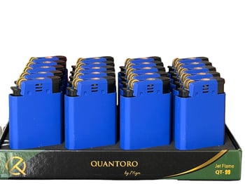 Quantoro Çift Jet Çakmak Metal Gövdeli*20 Qt-99