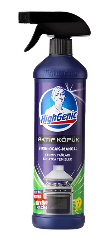 Highgenic Aktif Köpük Fırın Ocak Temizleyici 750