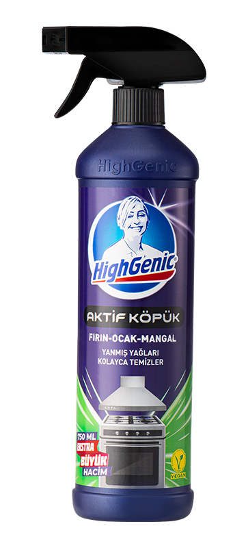 Highgenic Aktif Köpük Fırın Ocak Temizleyici 750