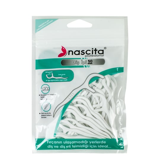 Nascita Nane Aromalı Kürdanlı Diş İpi 50'li Paket Nasdısıpp050