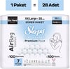 Sleepy Bio Natural Premium Plus Airbag Comfort Süper Paket Bebek Bezi 7 Numara Xxlarge 28 Adet