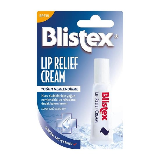 Blistex Lip Relief Cream Yoğun Nemlendirme SPF15 6ml