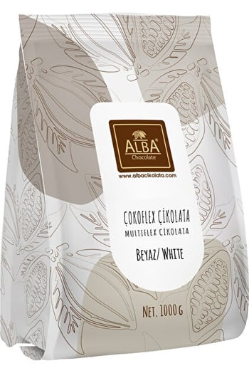 Alba Beyaz Fleksi Çikolata 1 Kg