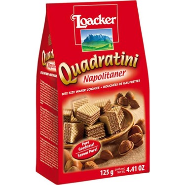 Loacker Quadratini Napolıtaner 125 Gr