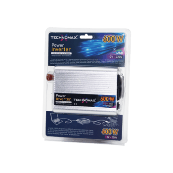 Technomax Tm-9201 Power İnverter (güç Çevirici) (600w) (12v-220v) (dc-doğru Akımı--ac-alternatif Akıma Çevirir)