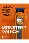 Hector Monster T Başlık Profesyonel Çizim Makinesi Turuncu