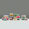 Dünya Dp-30113-102 ( 1400ml & Dikdörtgen ) ( Şeffaf & Beyaz ) Saklama Kabı ( Contalı & Sızdırmaz )