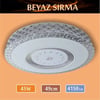 Erbay Sıva Üstü Led Panel Yuvarlak 45 Watt-beyaz Sırma Desenli-beyaz-günışığı