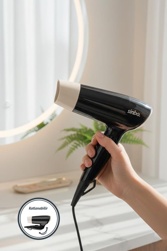 Sinbo Shd-7053 Katlanabilir 1600w Saç Kurutma Makinesi