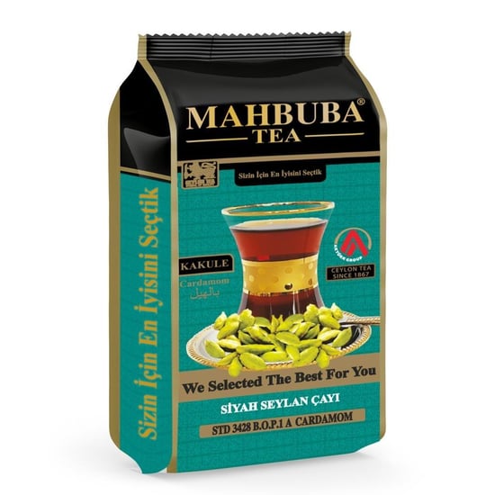 Mahbuba Std 3428 Kakule Cardamom Aromalı İthal Seylan Sri Lanka Ceylon Kaçak Siyah Yaprak Çayı 200gr