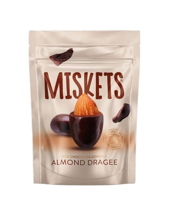Miskets Çikolata Kaplı Badem Draje 70 Gr